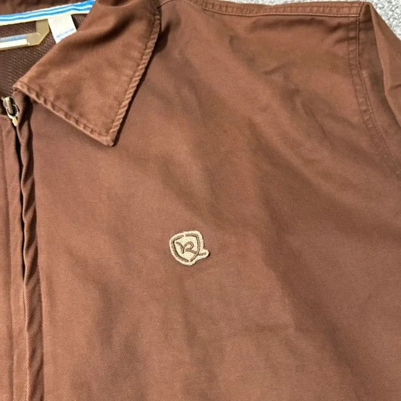 Vintage Y2K Rocawear Bomber Jacket Full Zip Brown 2XL Workwear‎ Hiphop - Picture 4 of 12